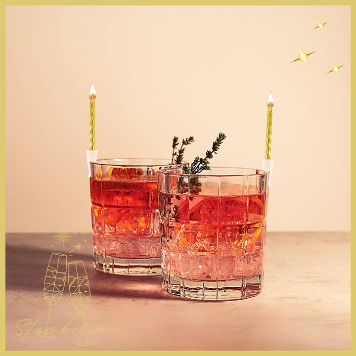 Matches USA - Wholesale Cake Candle - Birthday & Celebration Candle Drink Party Clips