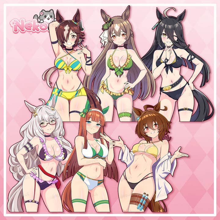 Nekodecal - Wholesale Sticker - Horse Gal Stickers 231