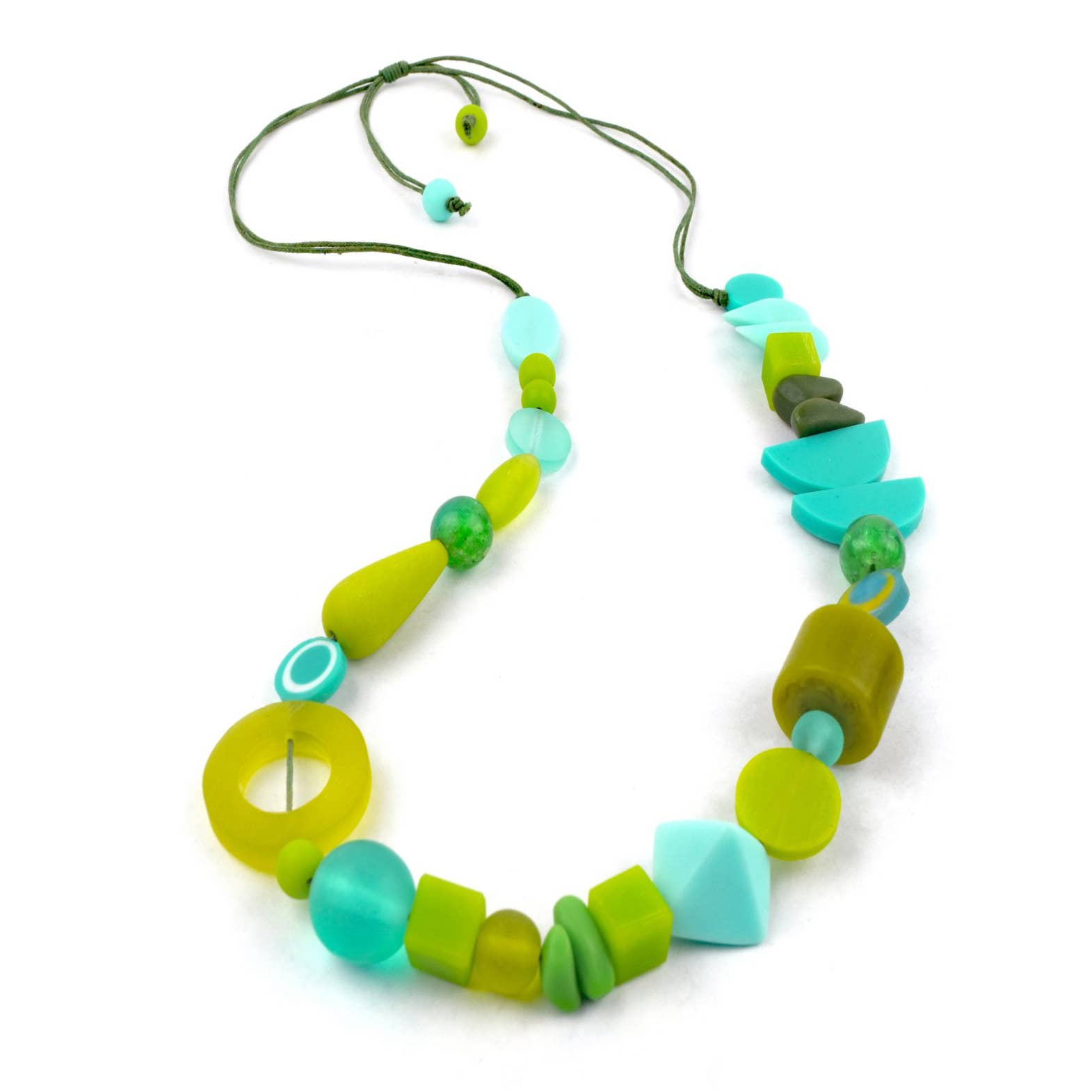 Nusantara Inc. - Wholesale Beaded/Pearl Necklace - Mod Resin Necklace-822720