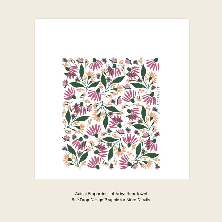 HAZELMADE® Tea Towels + Gifts - Wholesale Tea Towel - Spring Florals Tea Towel | Kitchen Decor3