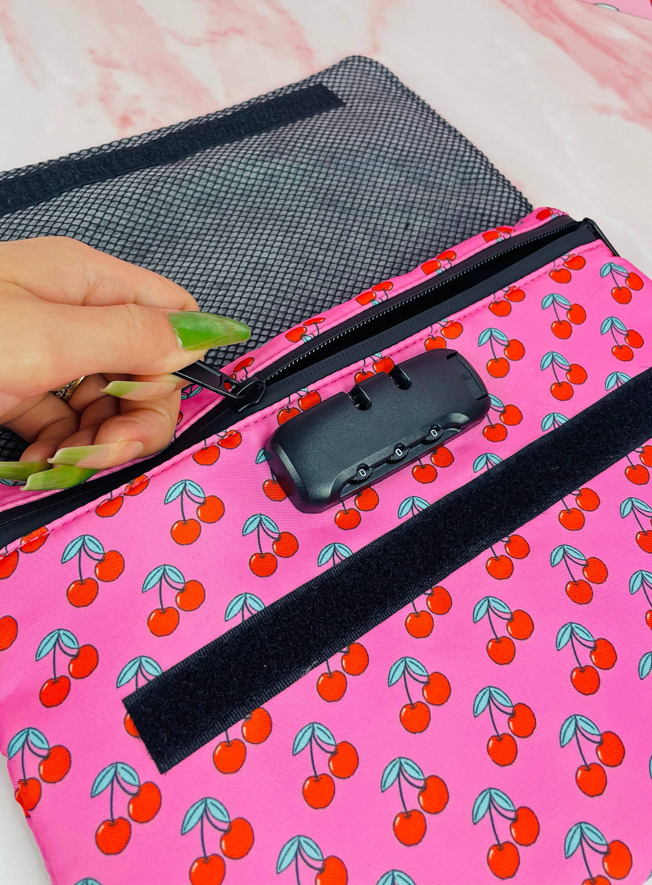 A Shop of Things - Wholesale Pouch - Women's - Smell Proof Bag- Cherry2