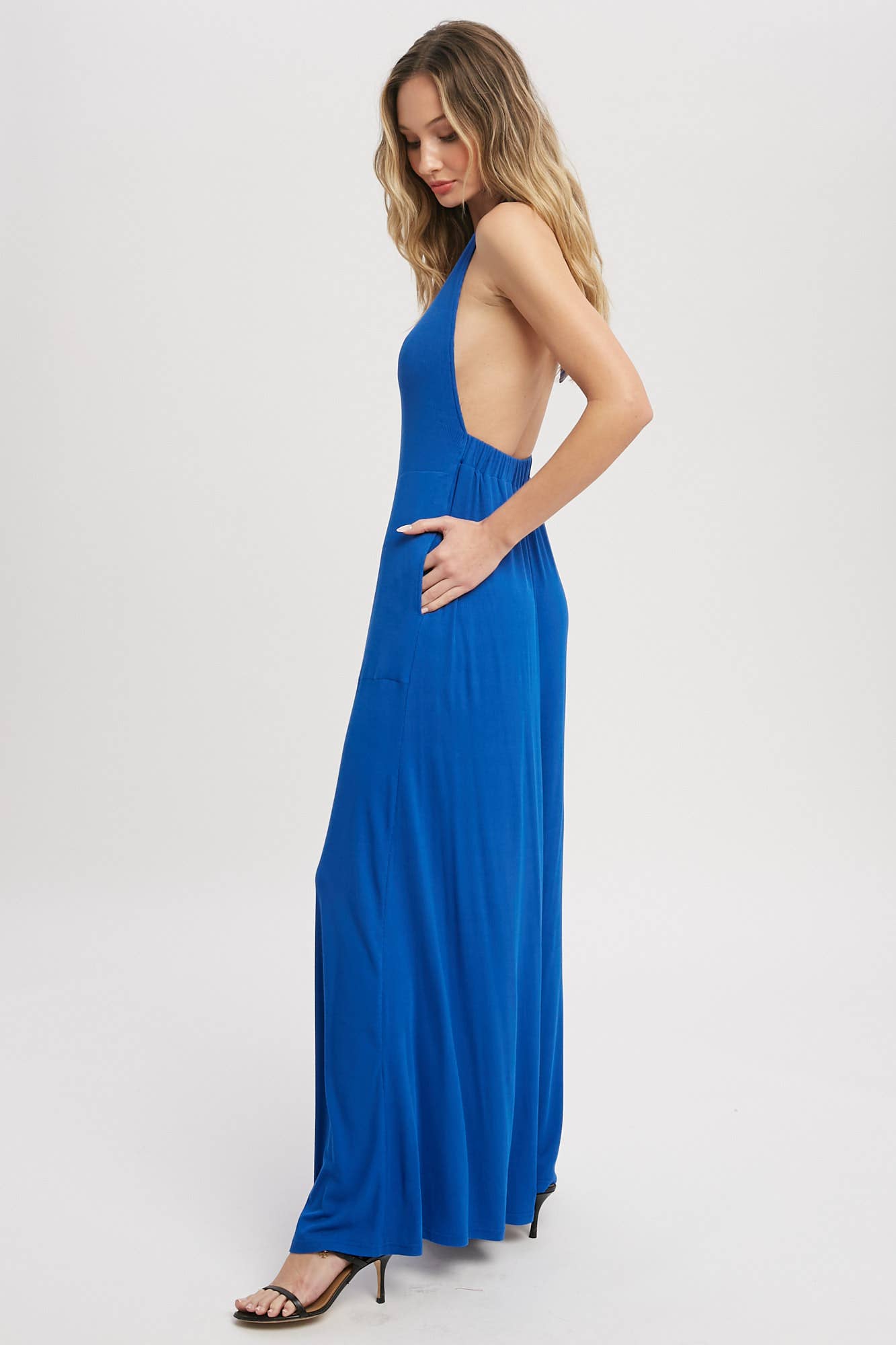 Bluivy - Wholesale Jumpsuit - Women's - WIDE LEG HALTER JUMPSUIT8