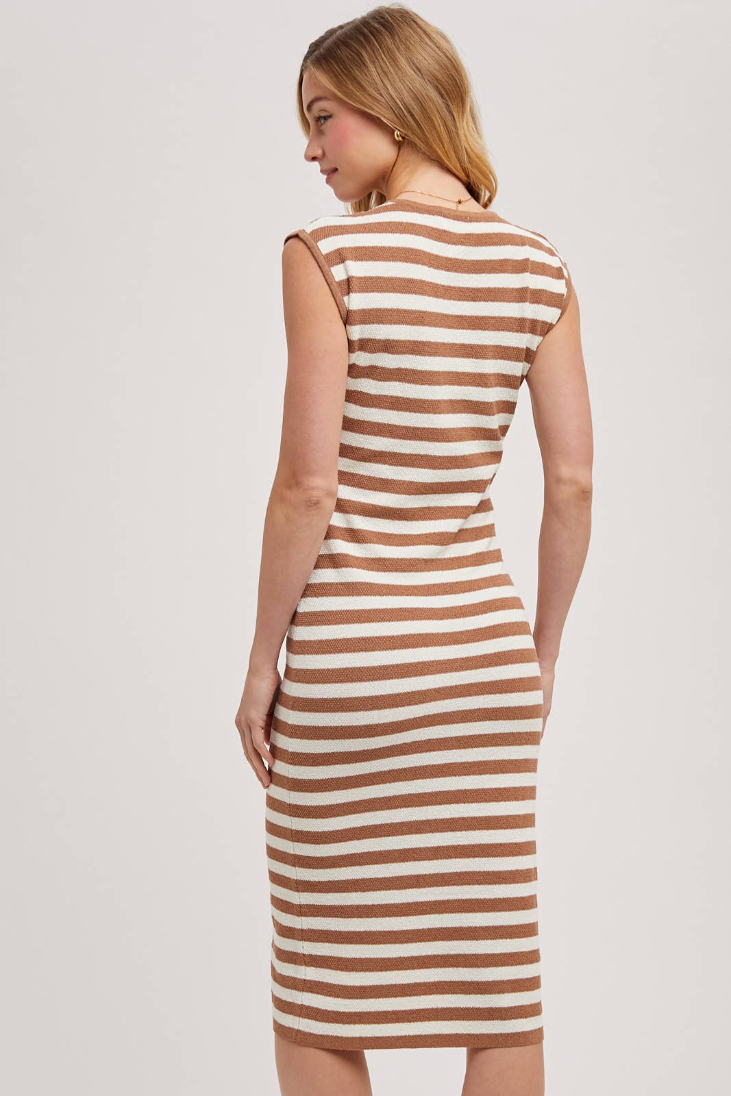 Bluivy – wholesale Dress – Women's – STRIPED CONTRAST TANK MIDI DRESS14