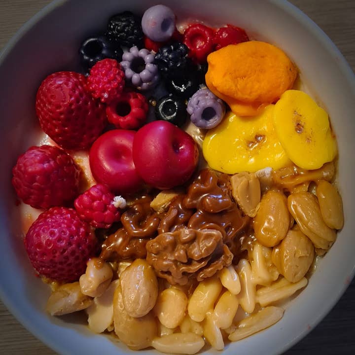 LES TRÉSORS DE LÉNAH - Wholesale Novelty Candle - candle cup effect fruit cereal2