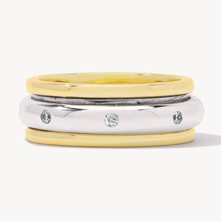 Milana Spinner Ring for wholesale by Ideaure Jewelry