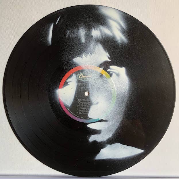 Paul McCartney The Beatles portrait vinyl record album 3 for wholesale by Coffee Cup Portraits