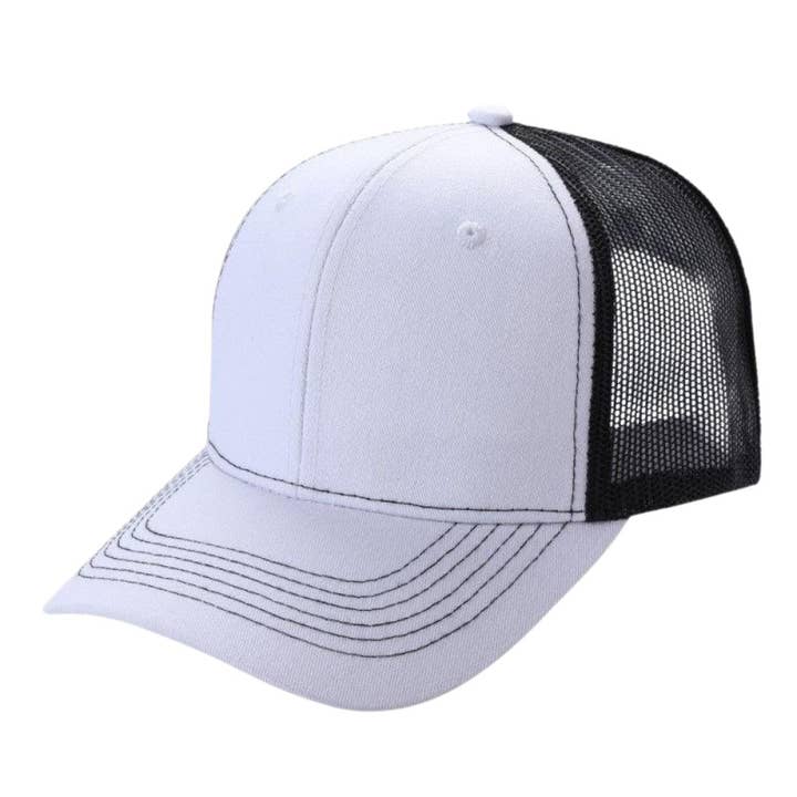 DOBBI - Venta al por mayor Gorra trucker - Unisex - Gorra de malla Curve Trucker de 6 paneles47