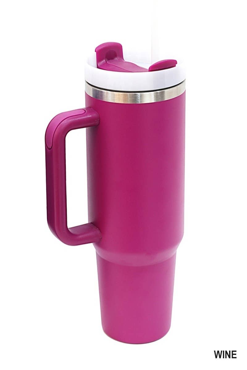 42POPS - Wholesale Insulated Mug/Tumbler - ",._ 40oz Stainless Steel Tumbler w/ Straw18