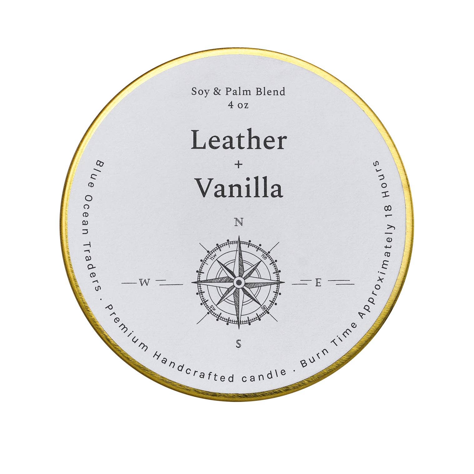 Blue Ocean Traders - Wholesale Travel Candles - Leather + Vanilla Travel Tin3