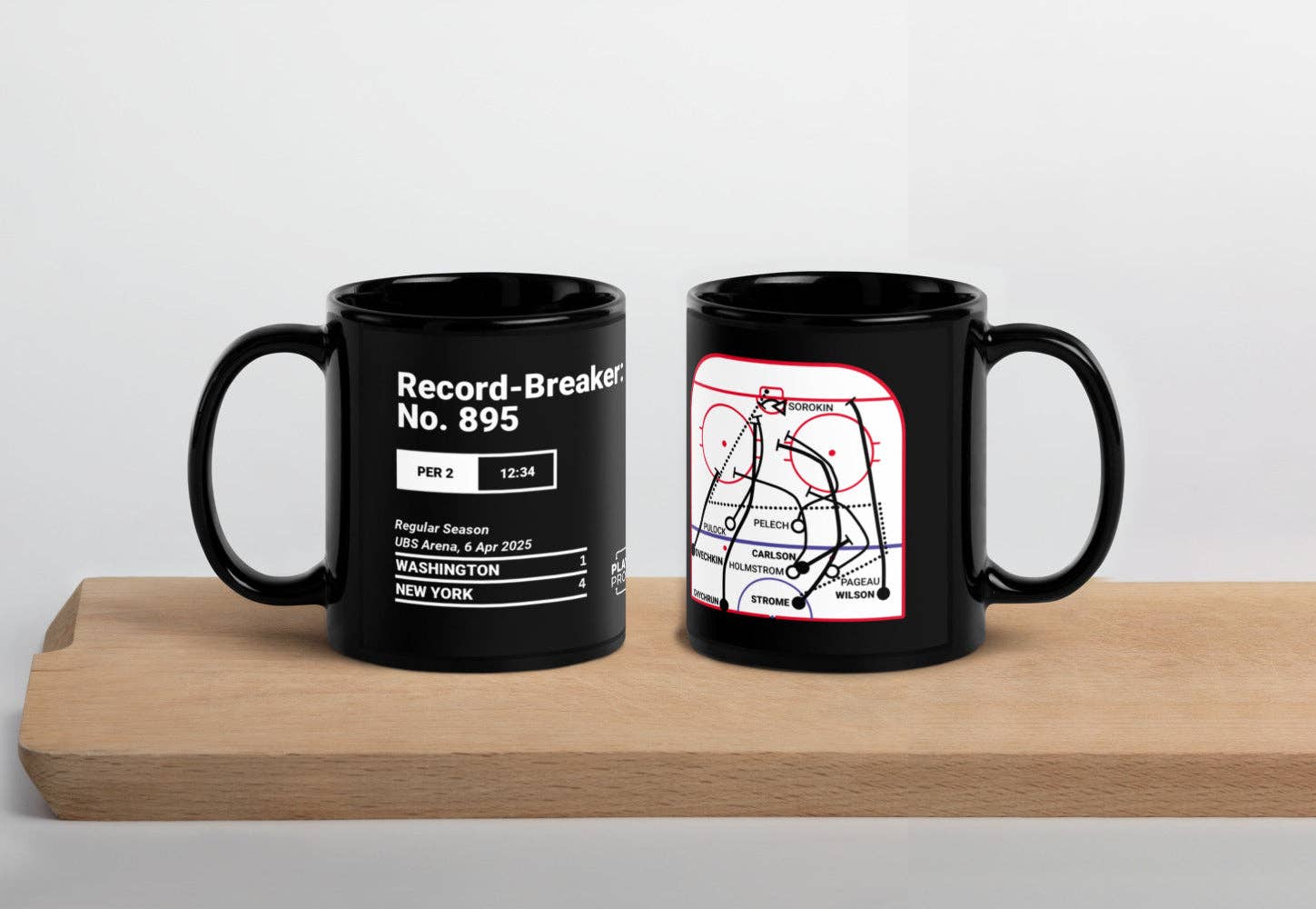 Playbook Products - Wholesale Coffee Mug - Washington Capitals Greatest Goals Mug: Record-Breaker: No. 895 (2025)6