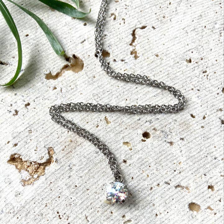 VB&CO Designs Handmade Jewelry - Wholesale Pendant/Charm Necklace - Swarovski crystal necklace, dainty Jewelry , wedding, salon