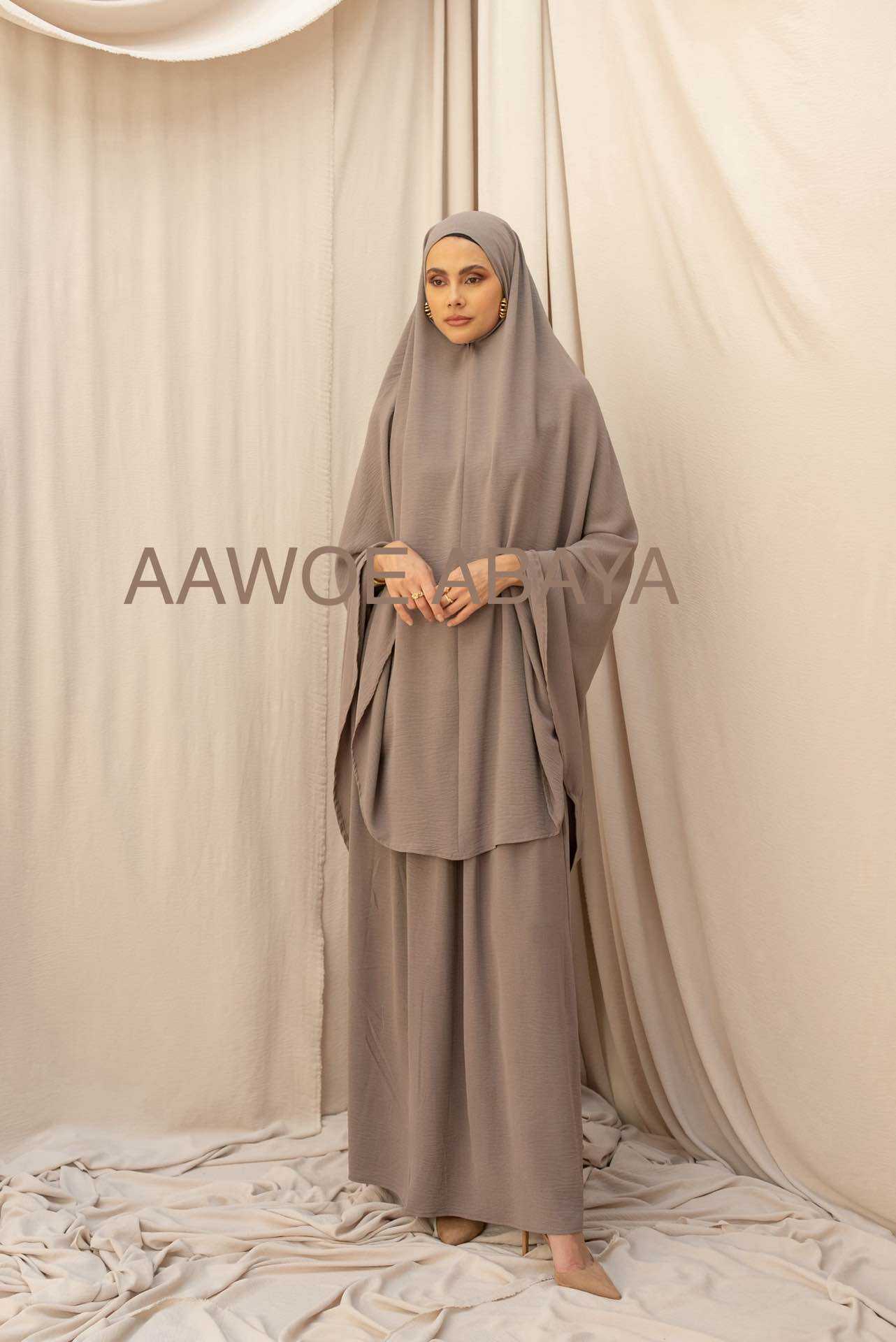 Aawoe Abaya - Wholesale Tops Set - Women's - Jilbab Janne Ready-to-Wear Elegant - 2801-SET43