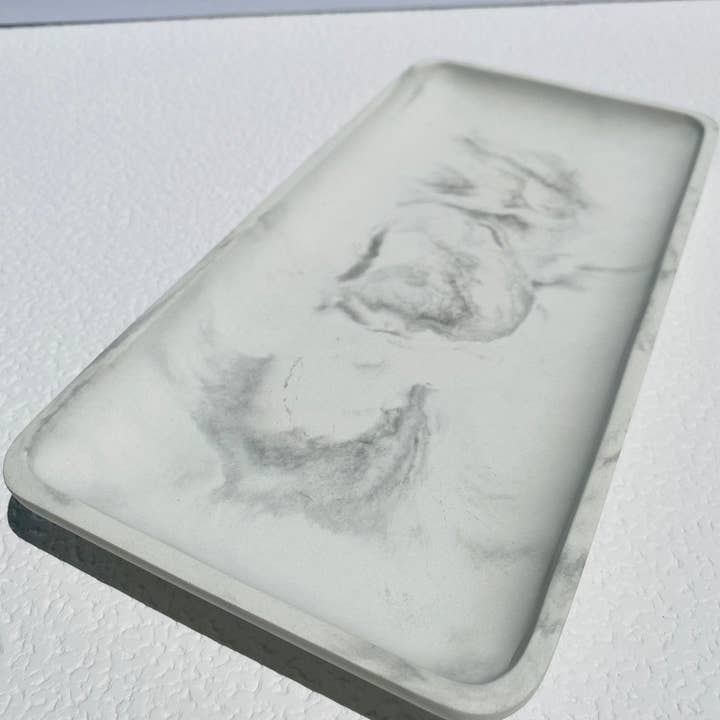 Fancy Concrete - Wholesale Decorative Tray - Rectangle Decorative Tray | Vanity Tray | Concrete Tray