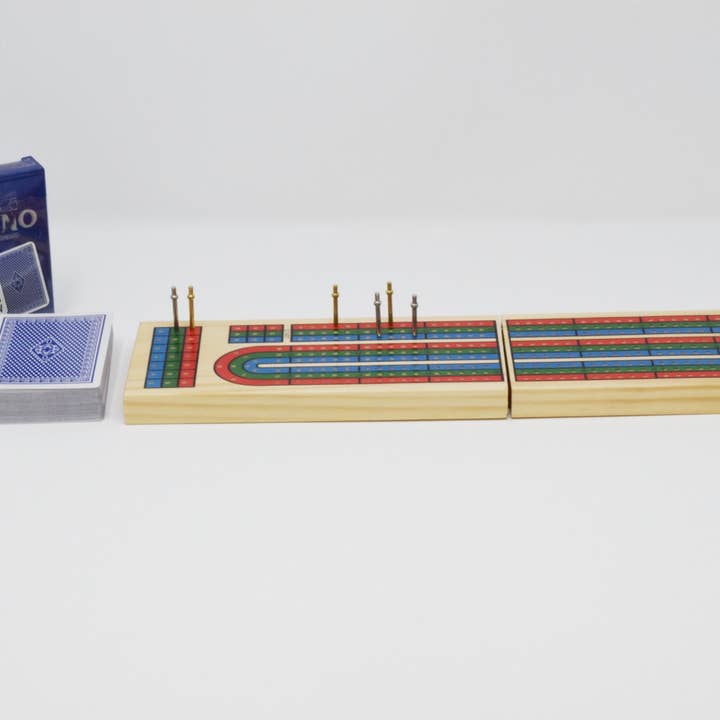 Regal Games - Wholesale Board Game - Cribbage Classic 3-Track Foldable Board Game