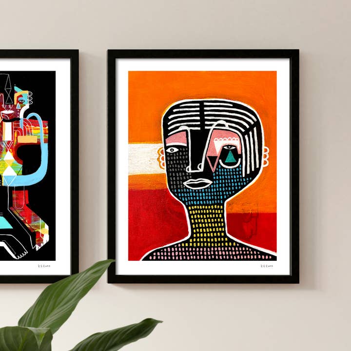 Keemo Gallery - Wholesale Art Print - Abstract Art Print Modern Wall Art Design Colorful Unique1