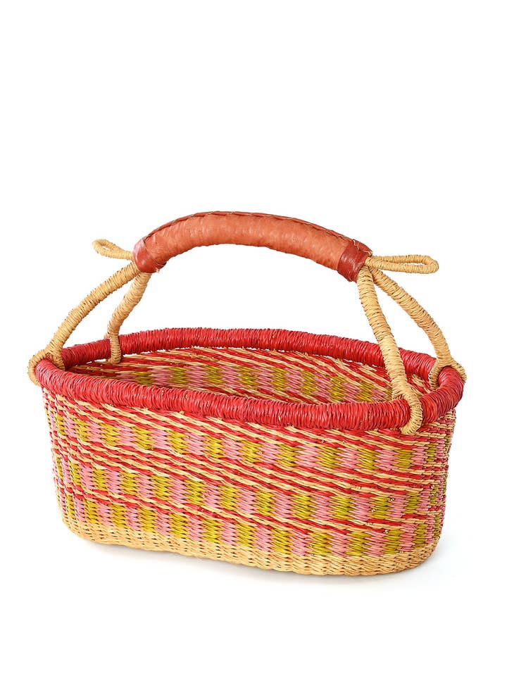 Assorted Ghanaian Bolga Berry Picking Basket for wholesale by African Modern