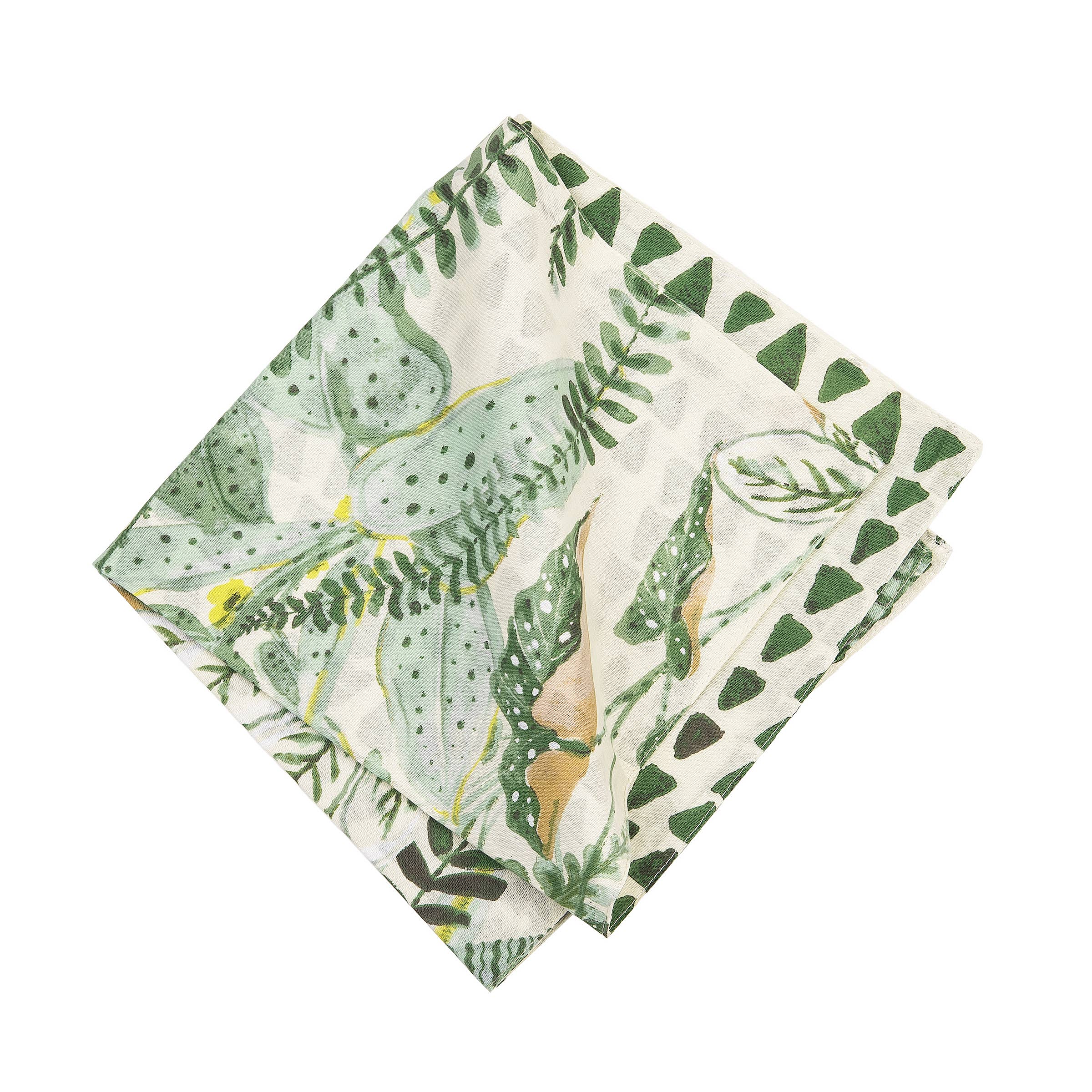 C&F Home - Wholesale Dinner & Cloth Napkin - Parson Tropical Leaves Napkin0