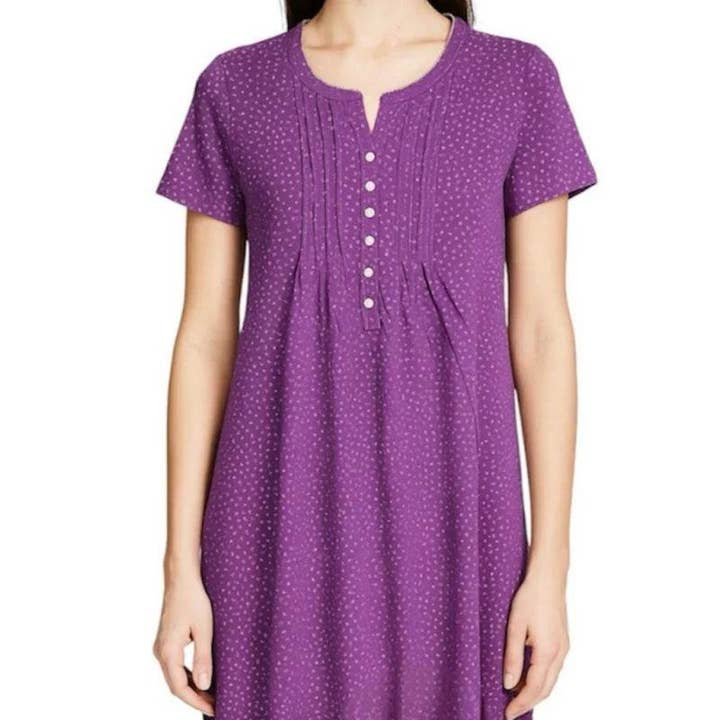 C'est Elle - Vente Nuisette – femme - Chemise de nuit col V1