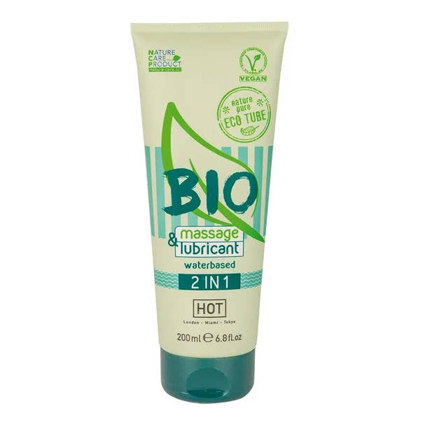 HOT BIO massage & lubricant waterbased 2in1 200 ml für den Großhandel von HOT