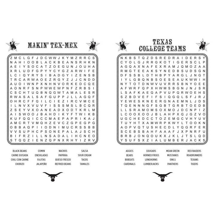Simon & Schuster - Wholesale Coloring & Activity Book - Adult - All About Texas Word Search by Editors of Thunder Bay Press5