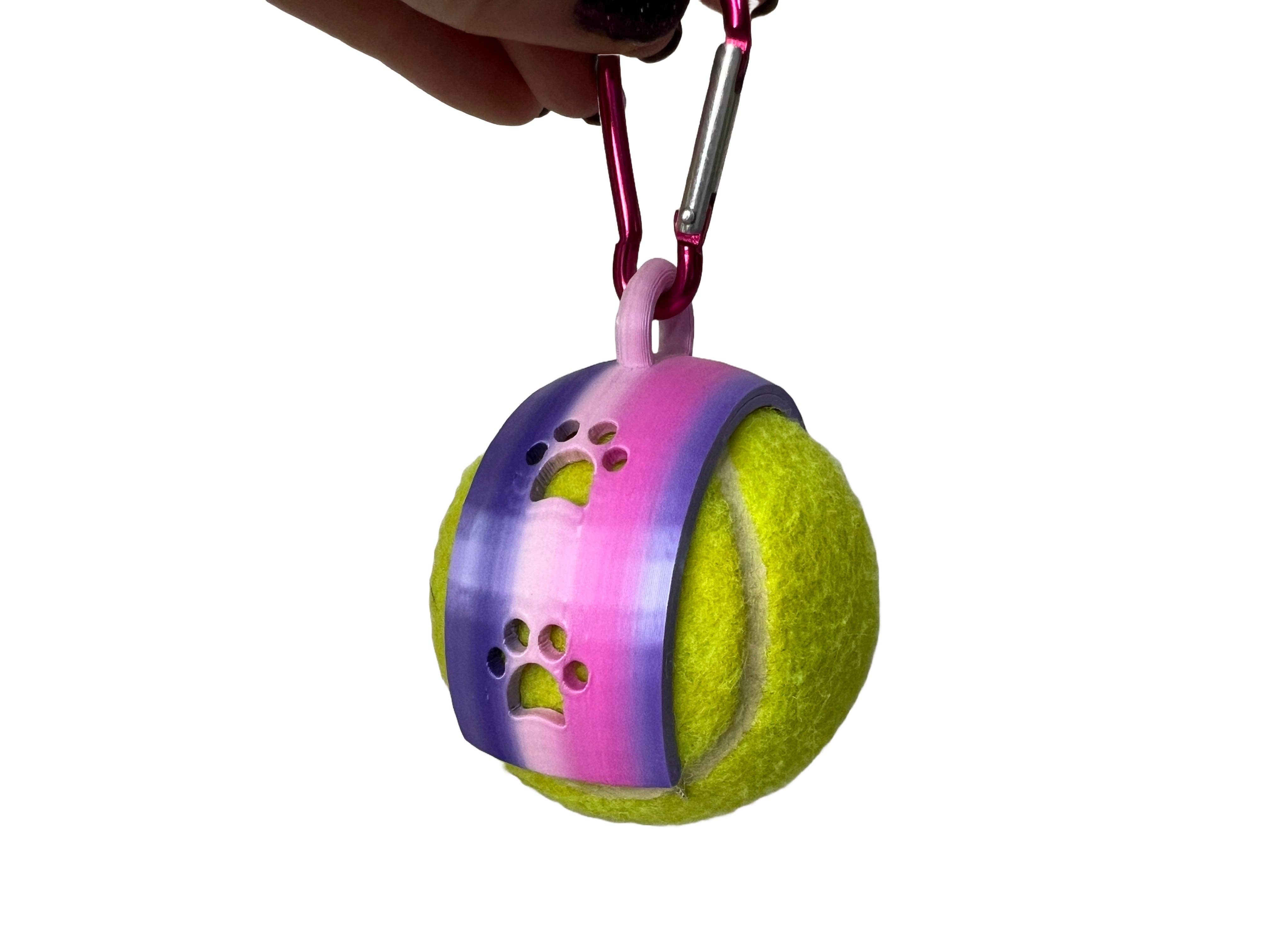 Best Friend Supplies Co - Wholesale Pet Fetch Ball - Dog - Candy Pink 3D Printed Tennis Ball Holder4