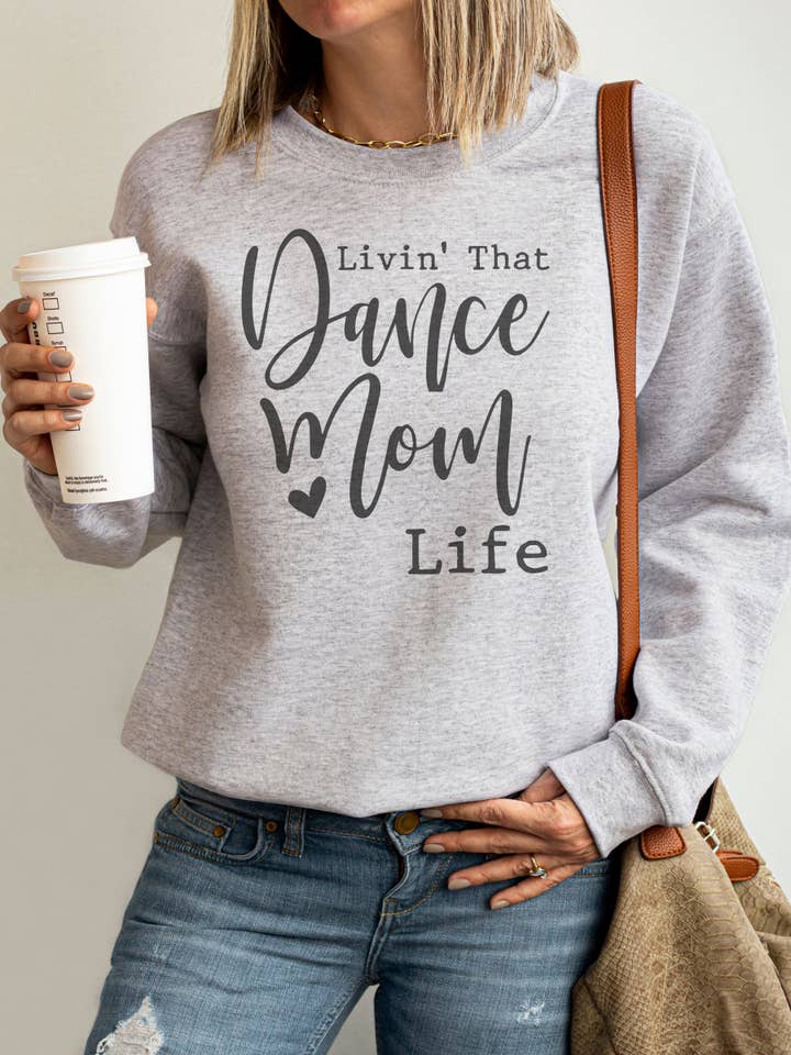 Fan Gear Central - Wholesale Graphic Sweatshirt - Women's - Dance Mom Life Graphic Sweatshirt