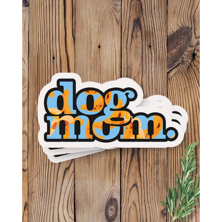 PAWZ - Wholesale Sticker - Banana Dog Mom Vinyl Sticker
