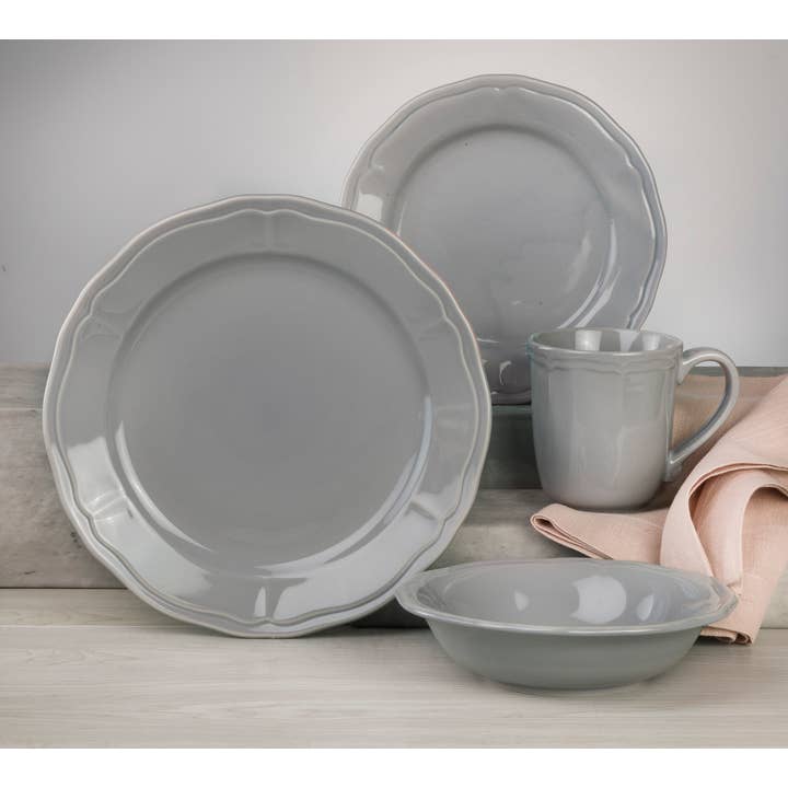 Euro Ceramica | ClayBarnHome - Wholesale Dinnerware Set - Siena 16 Piece Stoneware Dinnerware Set