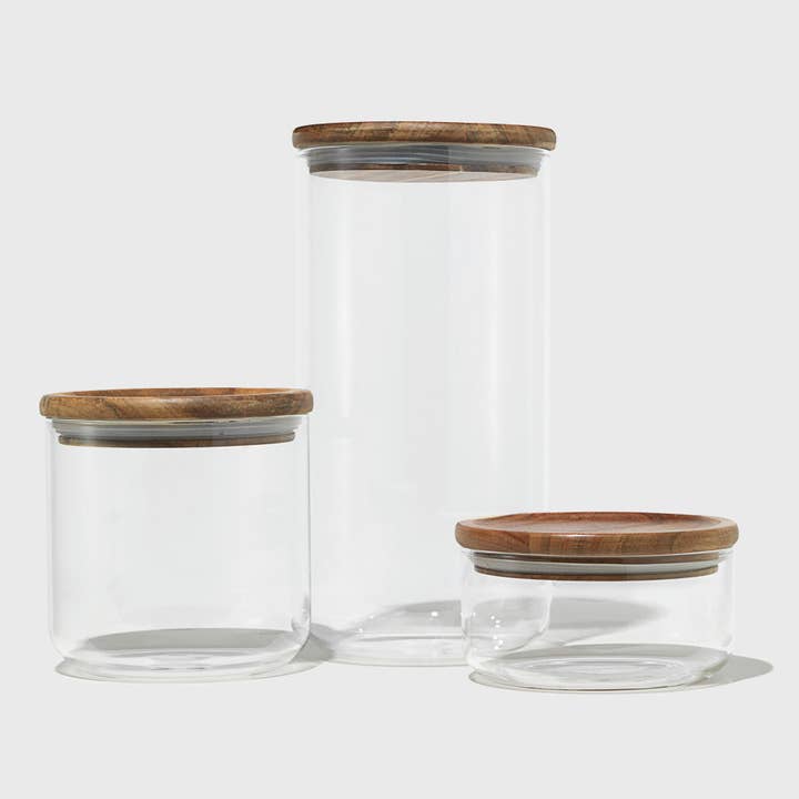 Glass Canisters (Set of 3) for wholesale by Public Goods