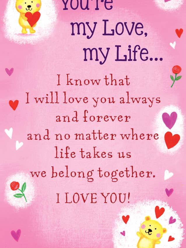 K161E | Tu es mon amour, ma vie - Réchauffe-cœur | 0,52 £ chacun pour la vente par WPL Gifts