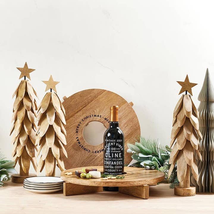 Angle - Wholesale Cheese Board - Wine + Cheese Board - Merry Christmas2
