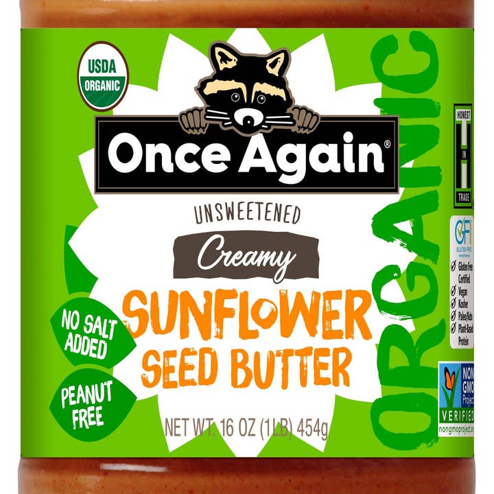 Sunflower Butter, No Salt, Organic for wholesale by Country Life Natural Foods