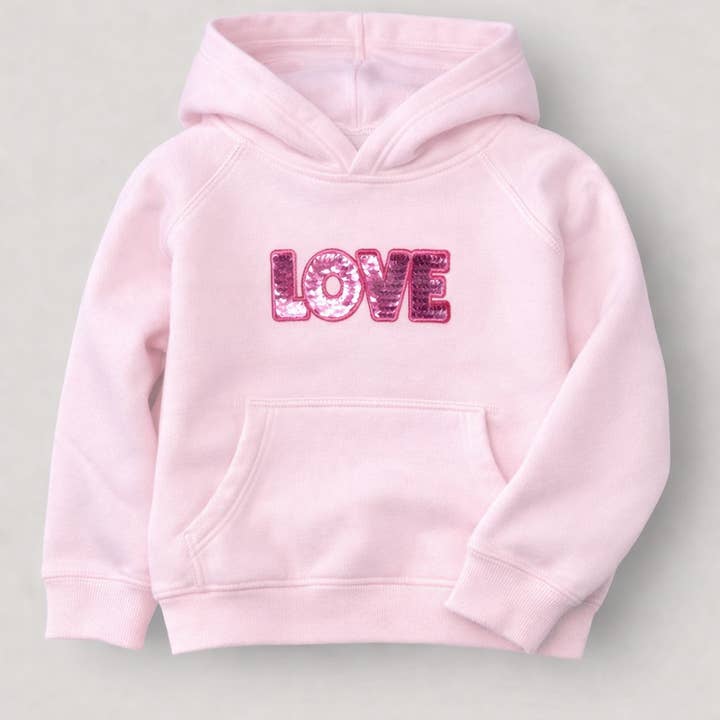 Toddler LOVE Hoodie for wholesale by Parker and Kay Collective