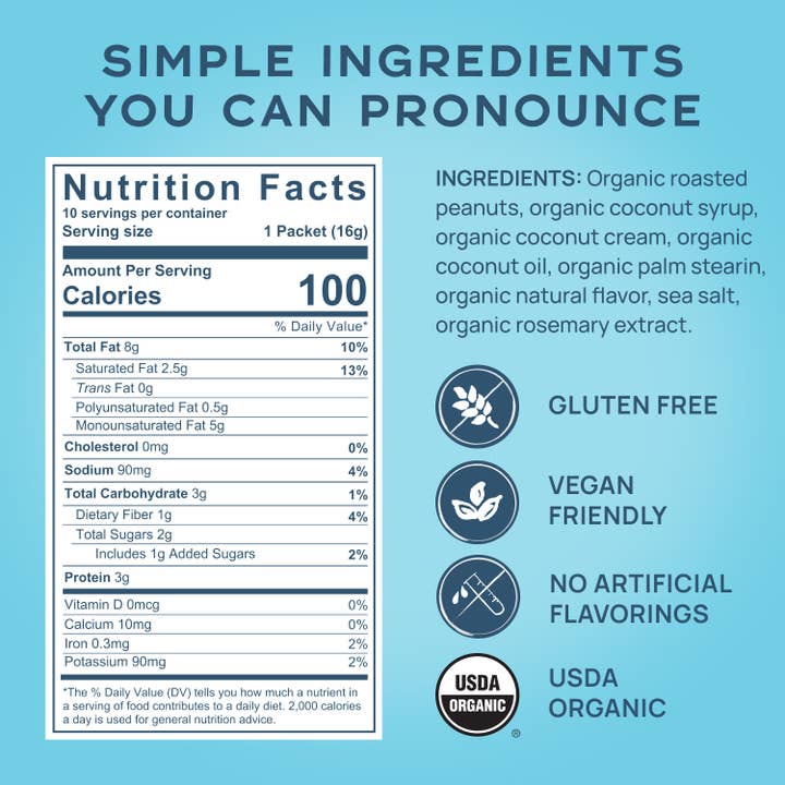 COCOMO - Wholesale Nut Butter - Coconut Peanut Butter Single Serve5