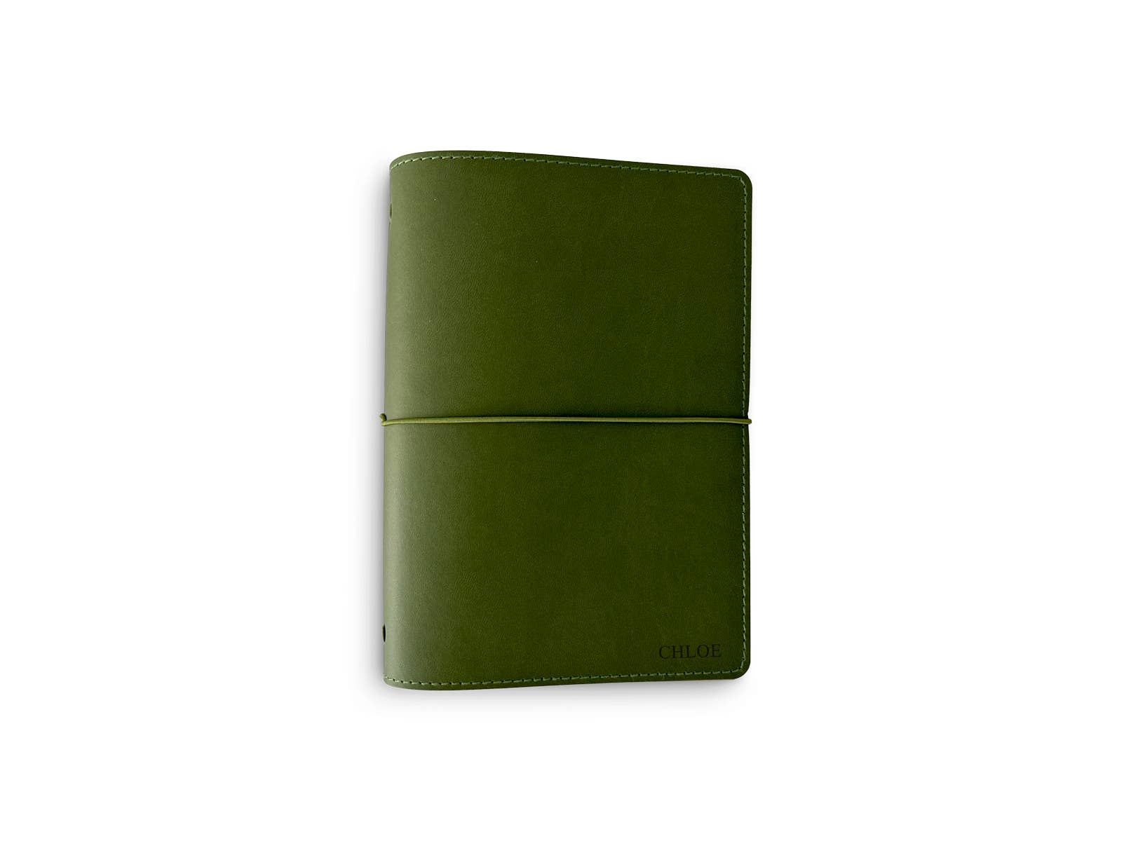 Friend Notebook - Wholesale Journal cover - Refillable Notebook Folio - Olive Green