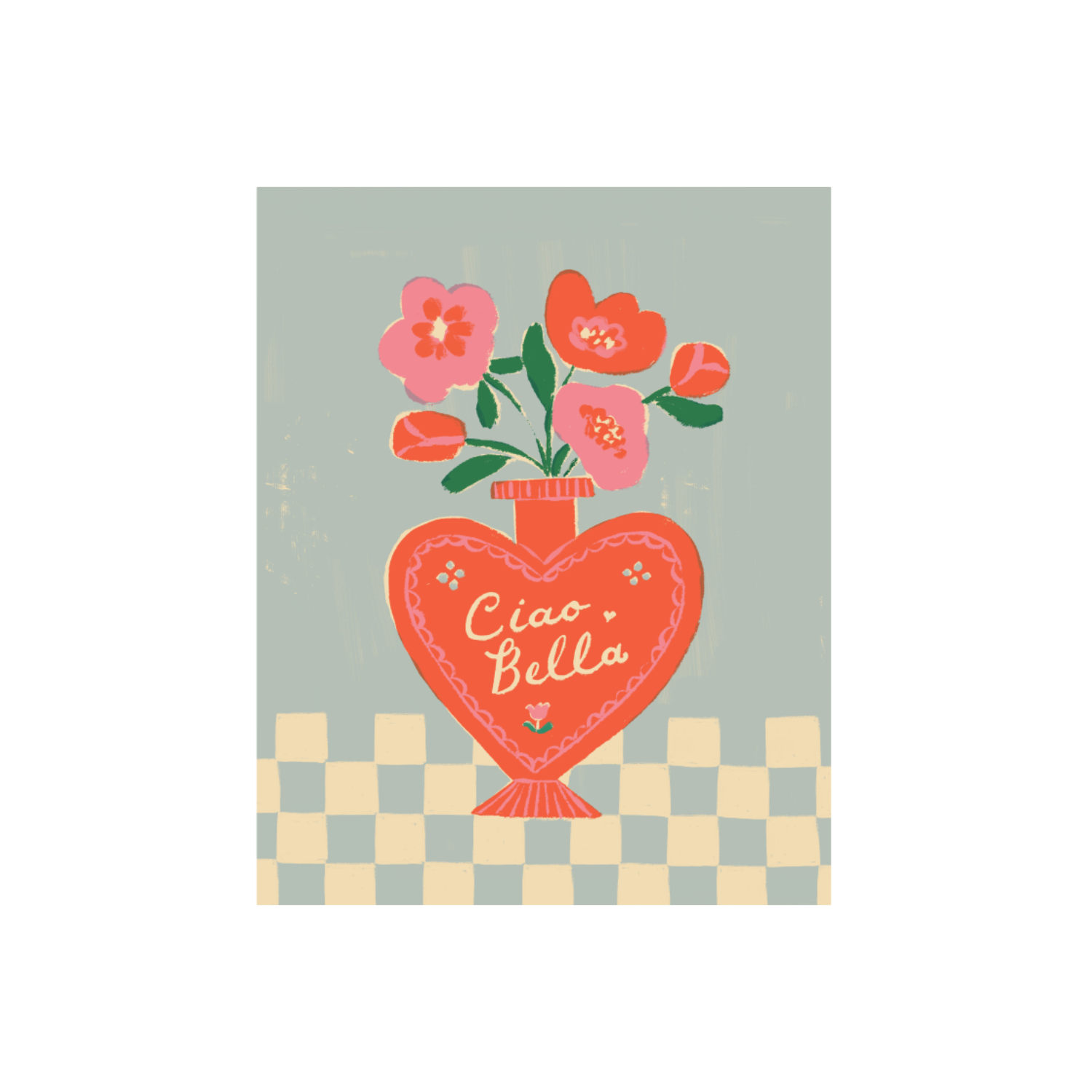 Samantha Johnson Illustration - Wholesale Art Print - Ciao Bella Art Print1