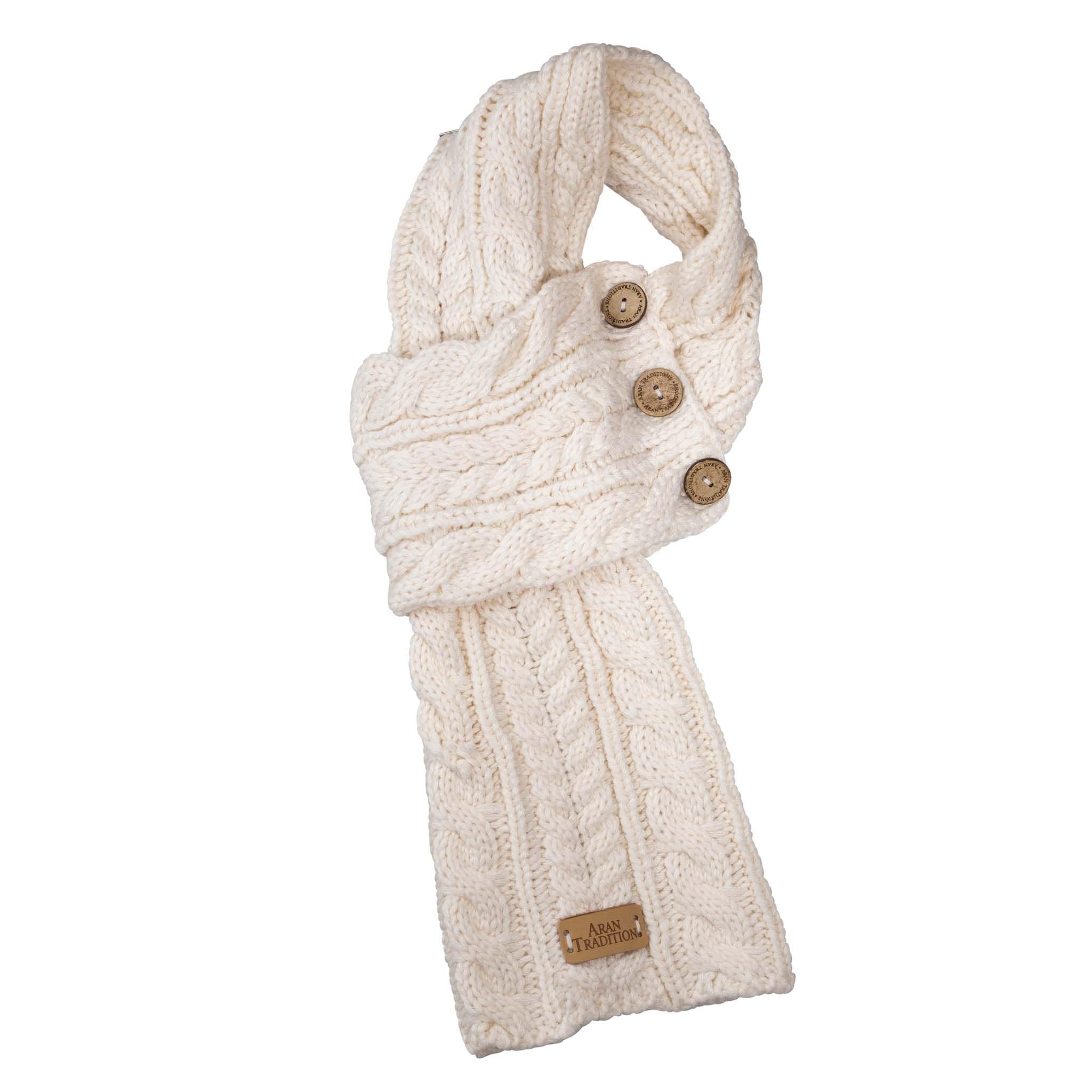 Eurostick - Wholesale Scarf - Women's - Aran Cable Button Wrap Scarf14