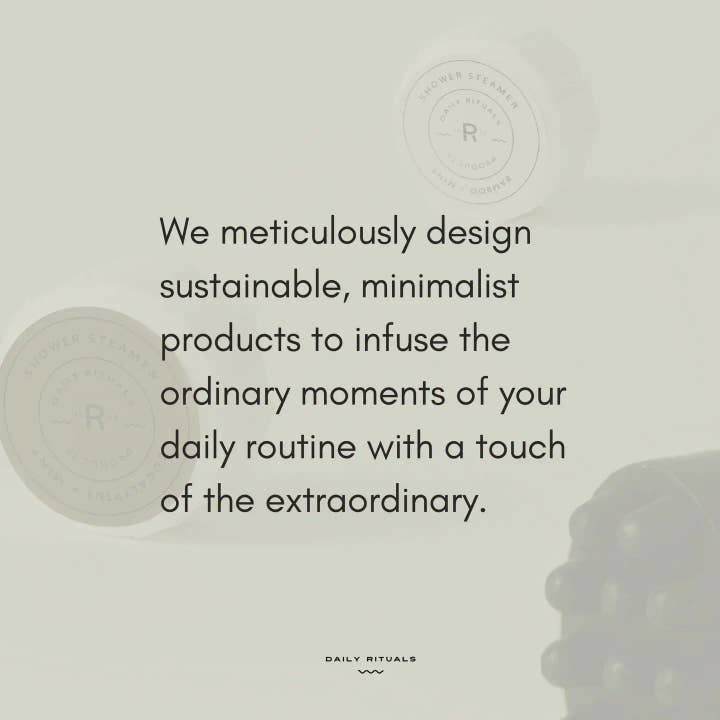 Daily Rituals - Wholesale Shower Steamer/Bomb - Shower Steamer | Eucalyptus + Mint | Paper Wrapped