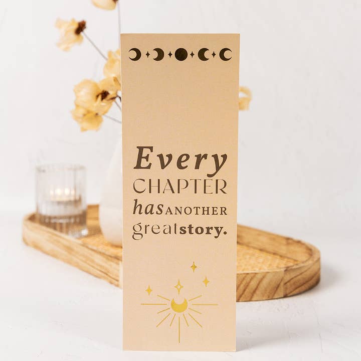 Oh Shanti - Wholesale Bookmark - Bookmark "Every Chapter Has Another Great Story"1