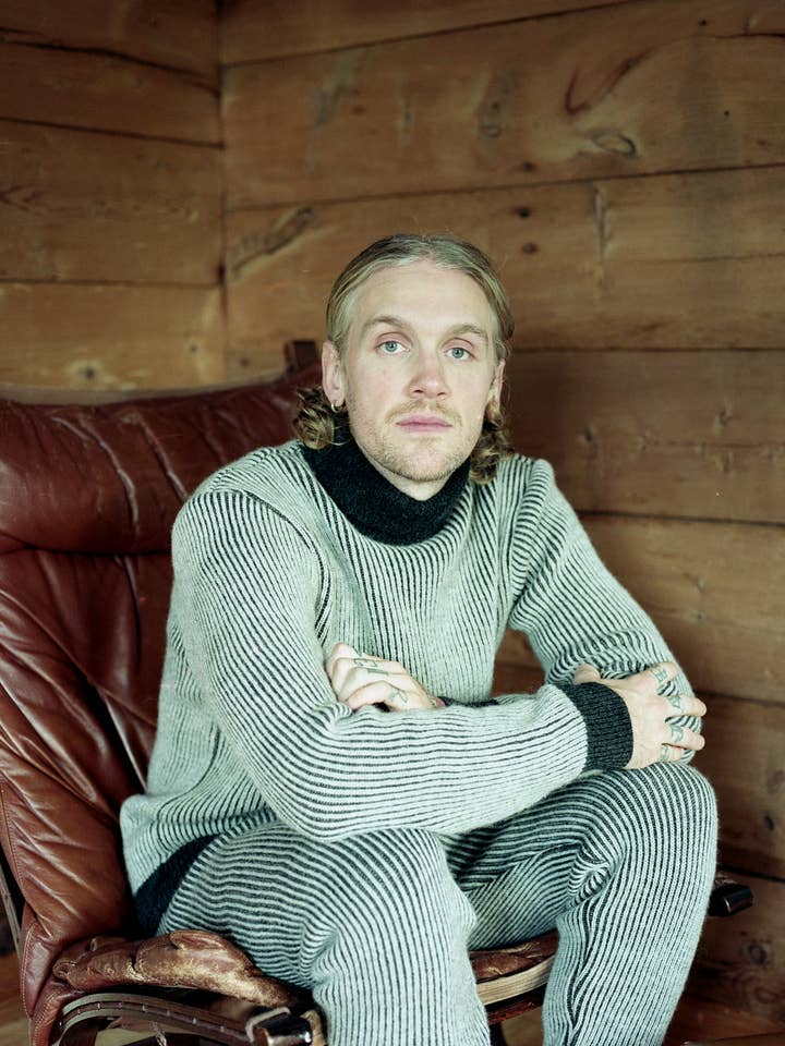 Finnøy wool sweater for wholesale by Norlender Knitwear AS