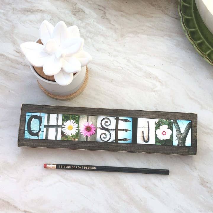 Choose Joy Sign, Encouraging Word Gift for Her, Friend for wholesale by Letters Of Love Designs