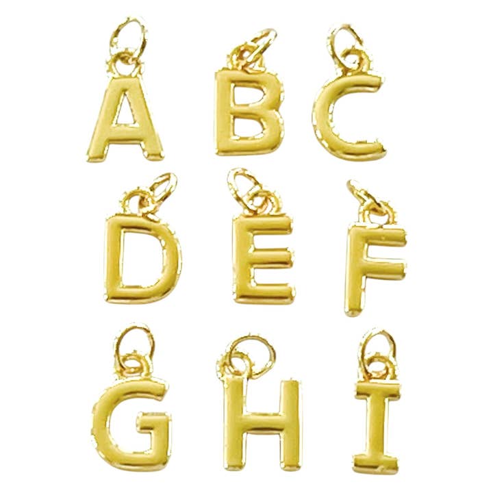 Lettere Singole per Collane con Pendente per la vendita all'ingrosso da parte di Sissy Yates Designs