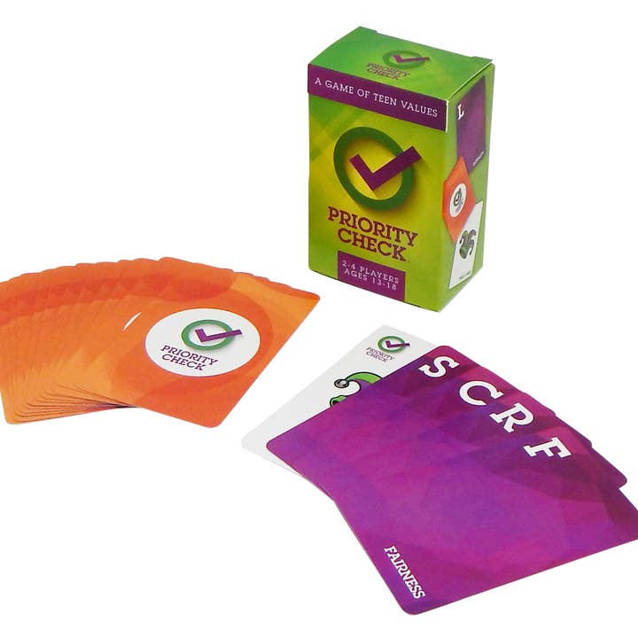 Play Therapy Supply - Wholesale Card Game - Priority Check: A Game of Teen Self-Awareness1
