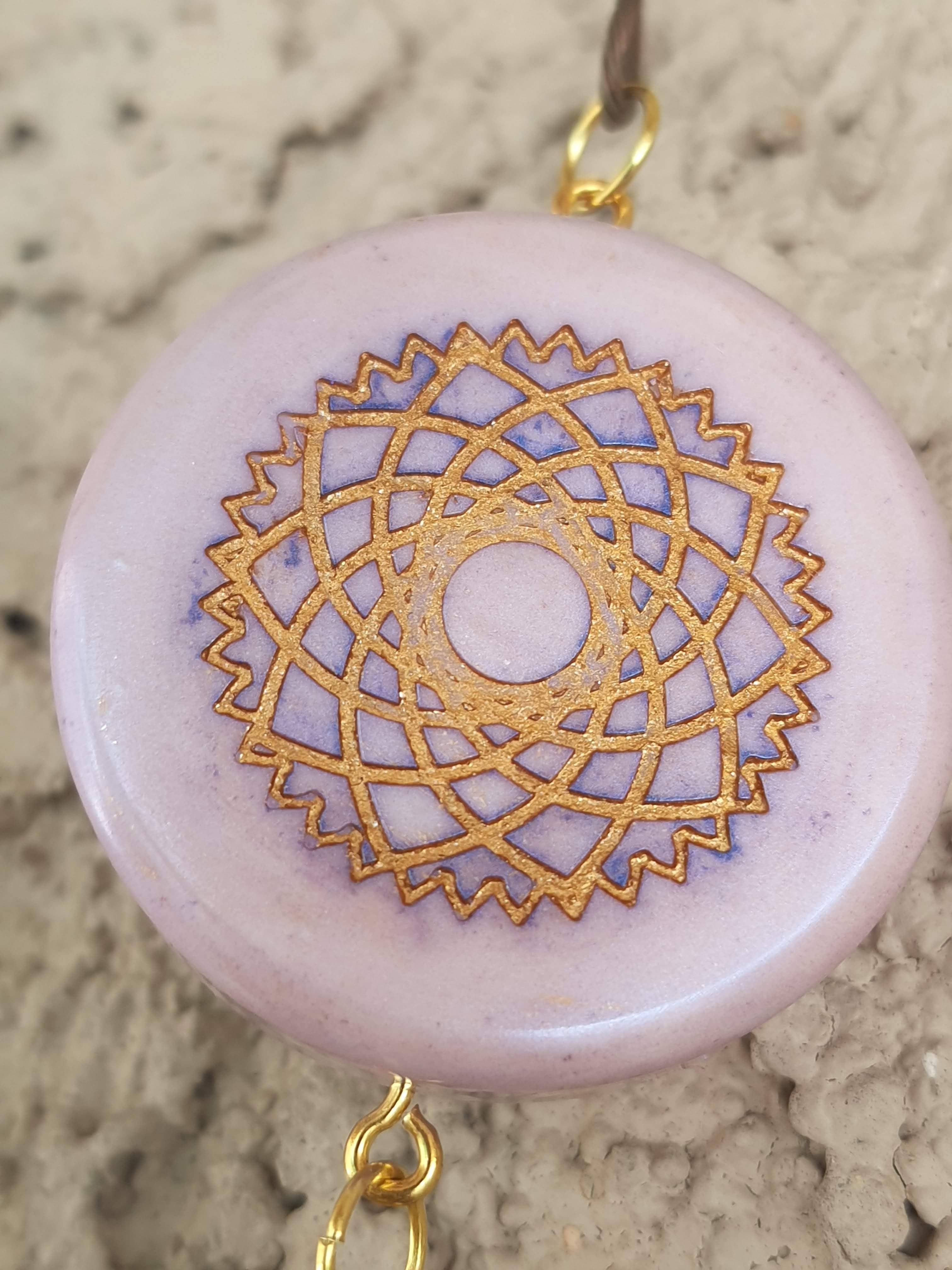 Weeds and Witchery – Arte de parede dimensional/3D por atacado – Adorno de parede de resina dos chakras3