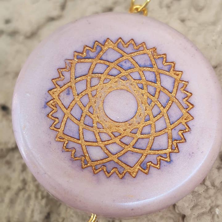 Weeds and Witchery – Arte de parede dimensional/3D por atacado – Adorno de parede de resina dos chakras3