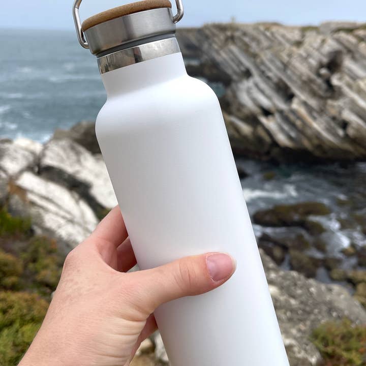 Me Mother Earth - Wholesale Water Bottle - Stainless Steel Water Bottle with Bamboo Lid