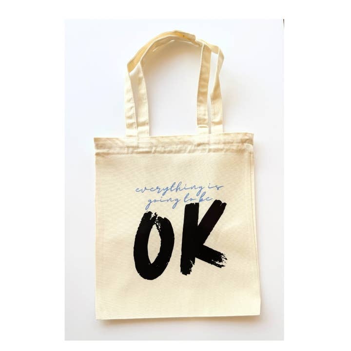 Canvasväska_ALLT KOMMER ATT BLI BRA för wholesale av Jumble&Co