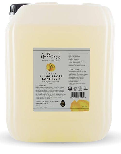 Greenscents Ltd - Venta al por mayor Limpiador multiusos - Desinfectante orgánico multiusos Greenscents1