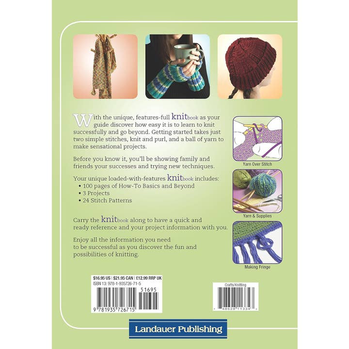 Fox Chapel Publishing - Wholesale Crafts, Hobbies & DIY - Knitbook: The Basics & Beyond - Projects & Techniques1