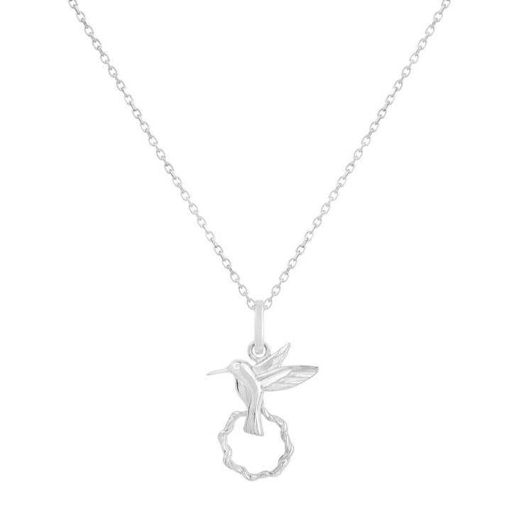 Collier chaîne en argent sterling Colibri pour la vente par Vurchoo